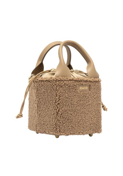 CUBO BAG TEDDY BEIGE D.A.T.E. | bags | B431 CB TDBI